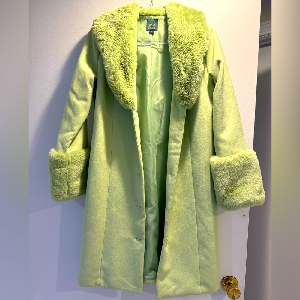 Wild Fable Pea Coat in (Mint) Green, Size XS